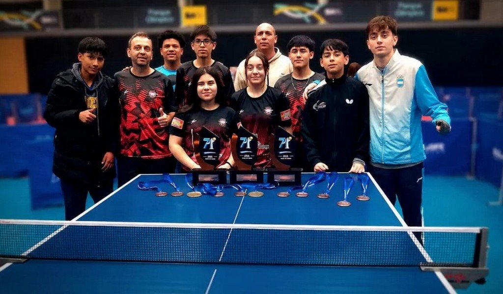 Salta alcanzó 18 medallas en el 71º Campeonato Argentino de Tenis de Mesa