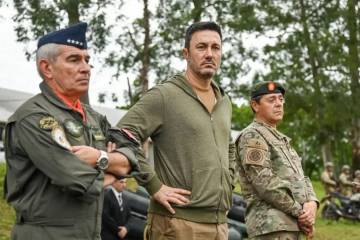Luis Petri en Tartagal: supervisó la Operación Roca en la frontera norte
