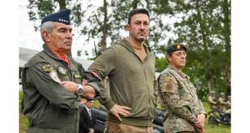 Luis Petri en Tartagal: supervisó la Operación Roca en la frontera norte
