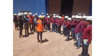 Articulacion del Senado permite que estudiantes secundarios visiten por primera vez un proyecto minero en la Puna