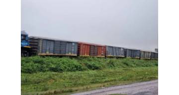 Rosario de la Frontera: descarriló un tren de carga y hubo alarma en Villa Viveros
