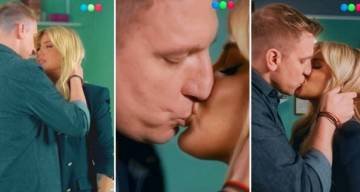 Así fue el esperado y apasionado beso entre Wanda y Maxi López en la serie 