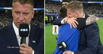 Maxi López rompió en llanto en vivo tras un inesperado gesto de Lionel Messi