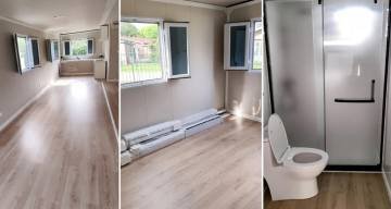 Una argentina compró una casa prefabricada china y mostró cómo quedó y cuánto le costó